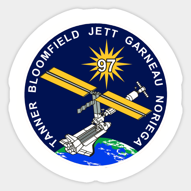 STS-97 Mission Patch Sticker by Spacestuffplus